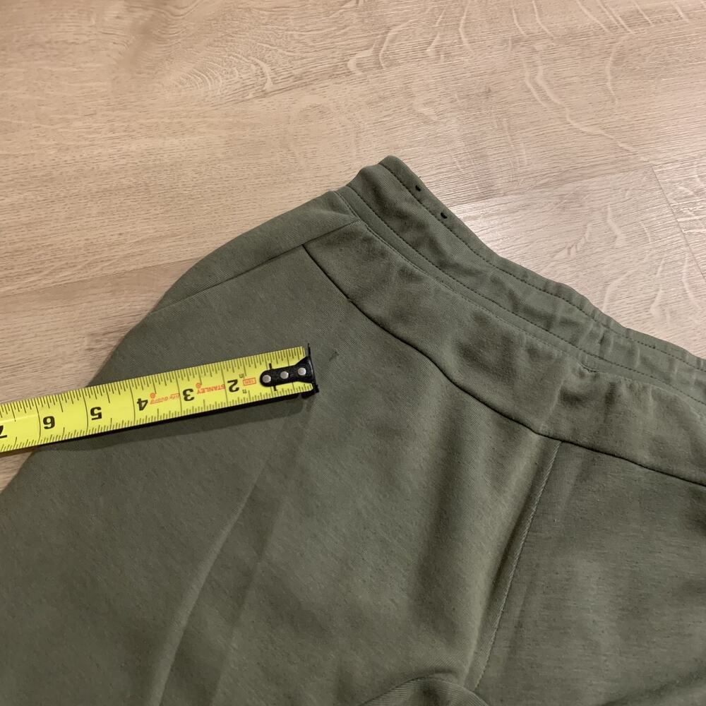 Nike Tech Fleece Pants Men's Small S Olive Green / White Jogger Sweatpants Zip - Picture 6 of 7